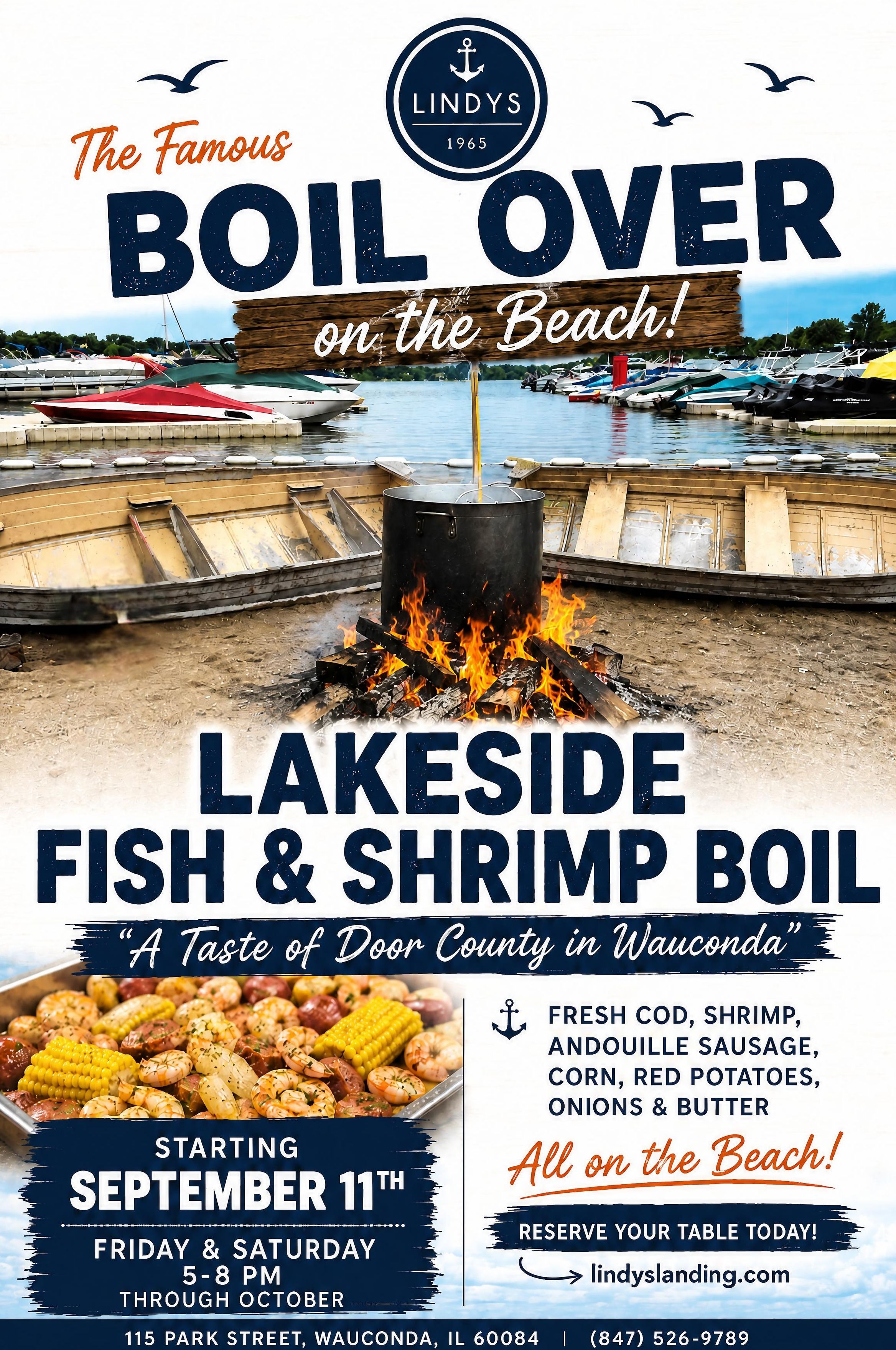 Lindy's Fish and Shrimp Boil